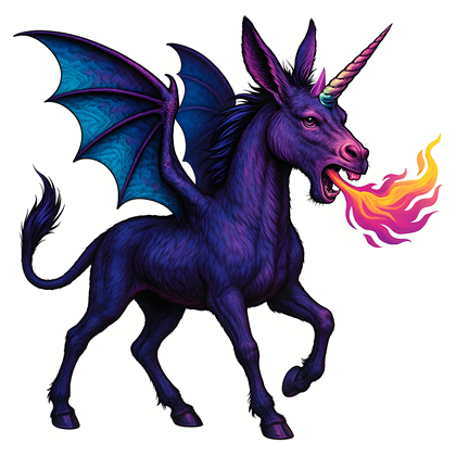 Trophy Burrita dragon logo