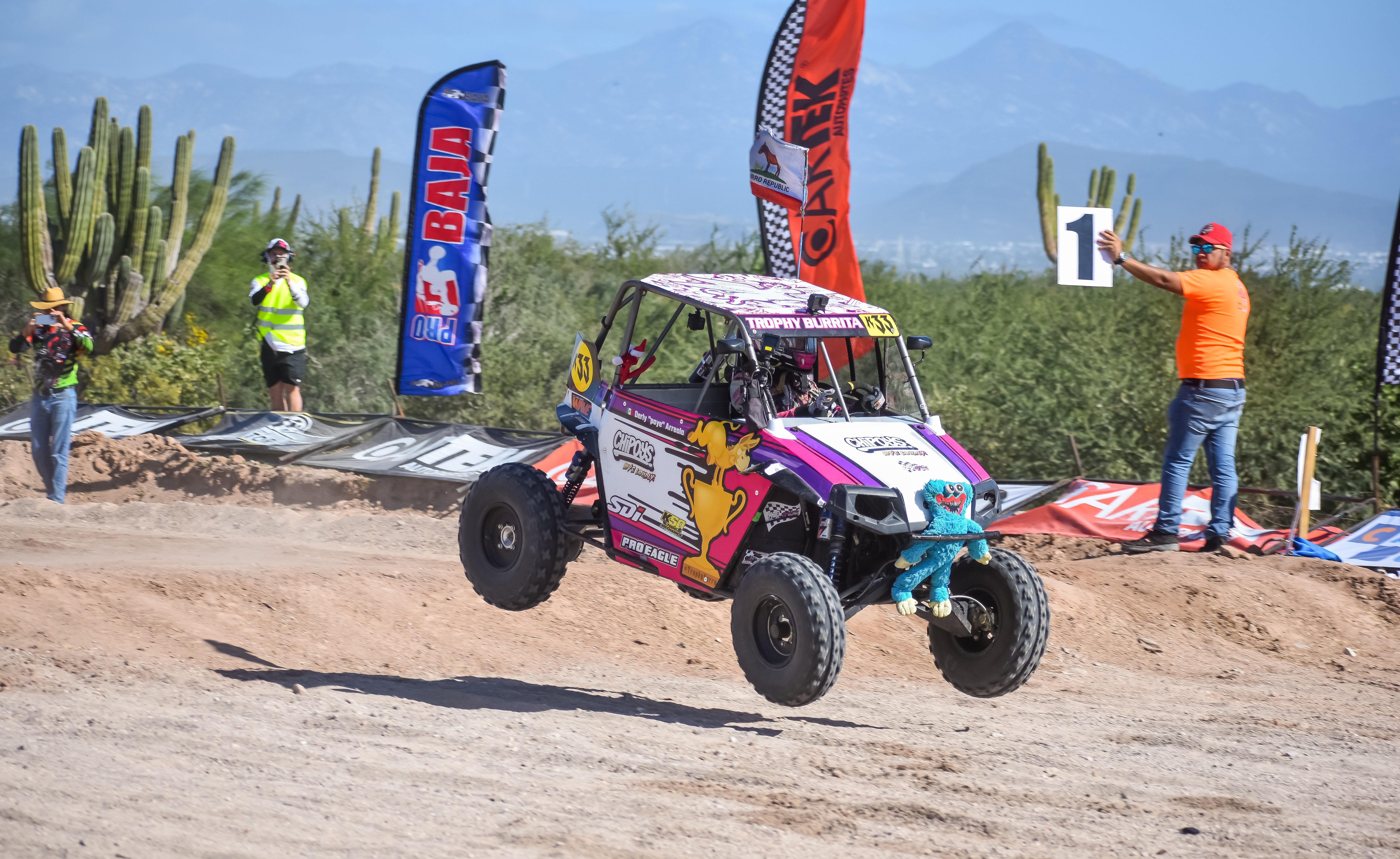 Earlier Trophy Burrita race buggy from the first chapter of the program.